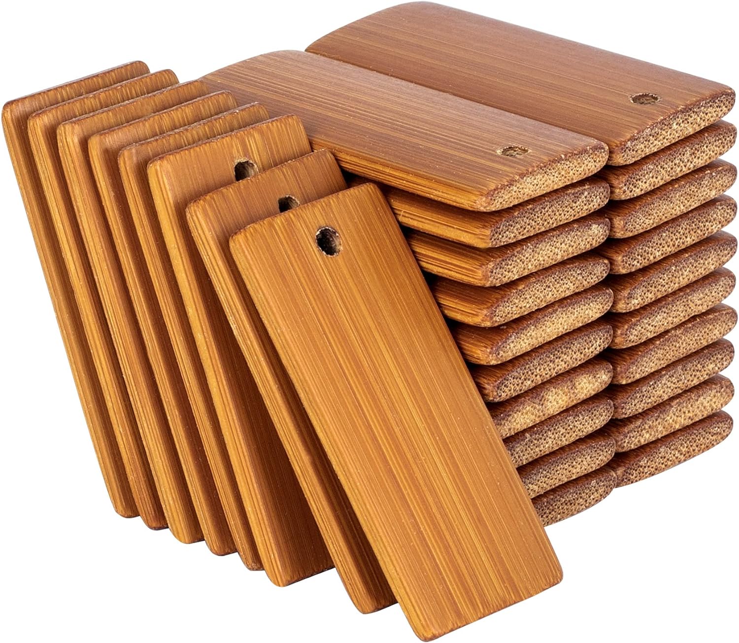 Wood Ring Blank - 50 pezzi grezzi in legno naturale