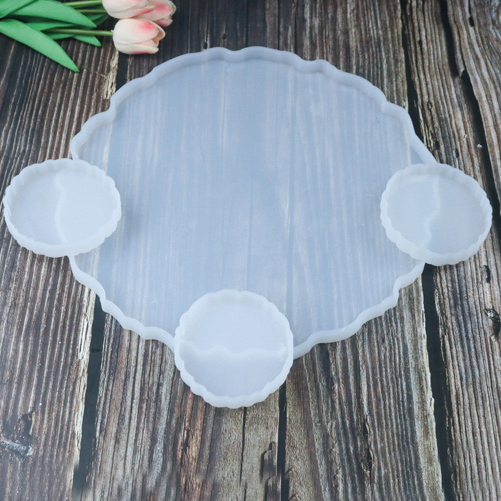 Serving Tray Mold - 2 Pezzi Stampo in Silicone per