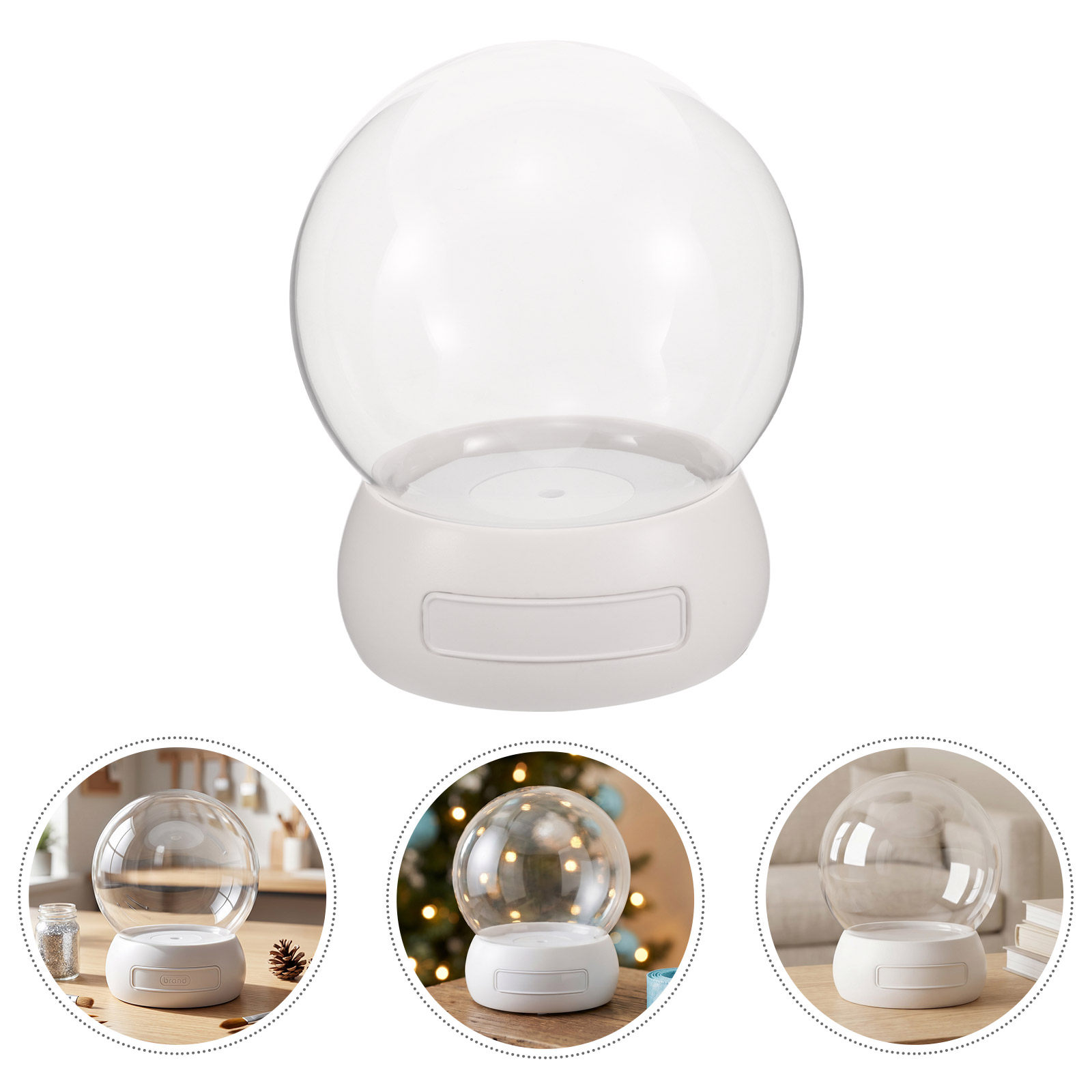 Flower Preservation Resin - Globo di Neve Vuoto con Cupola