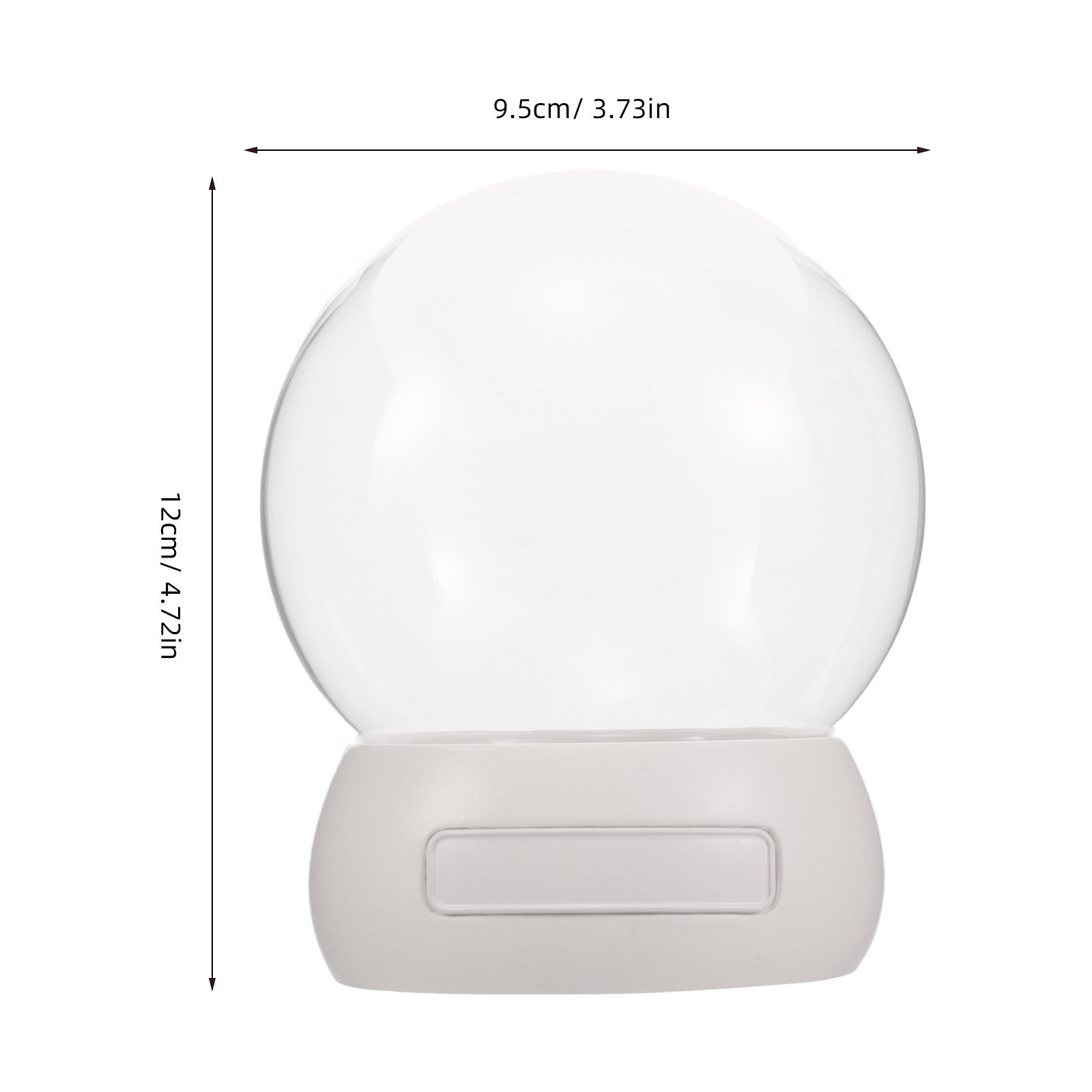 Globo di Neve Vuoto con Cupola - Flower Preservation Resin recensione e prezzo